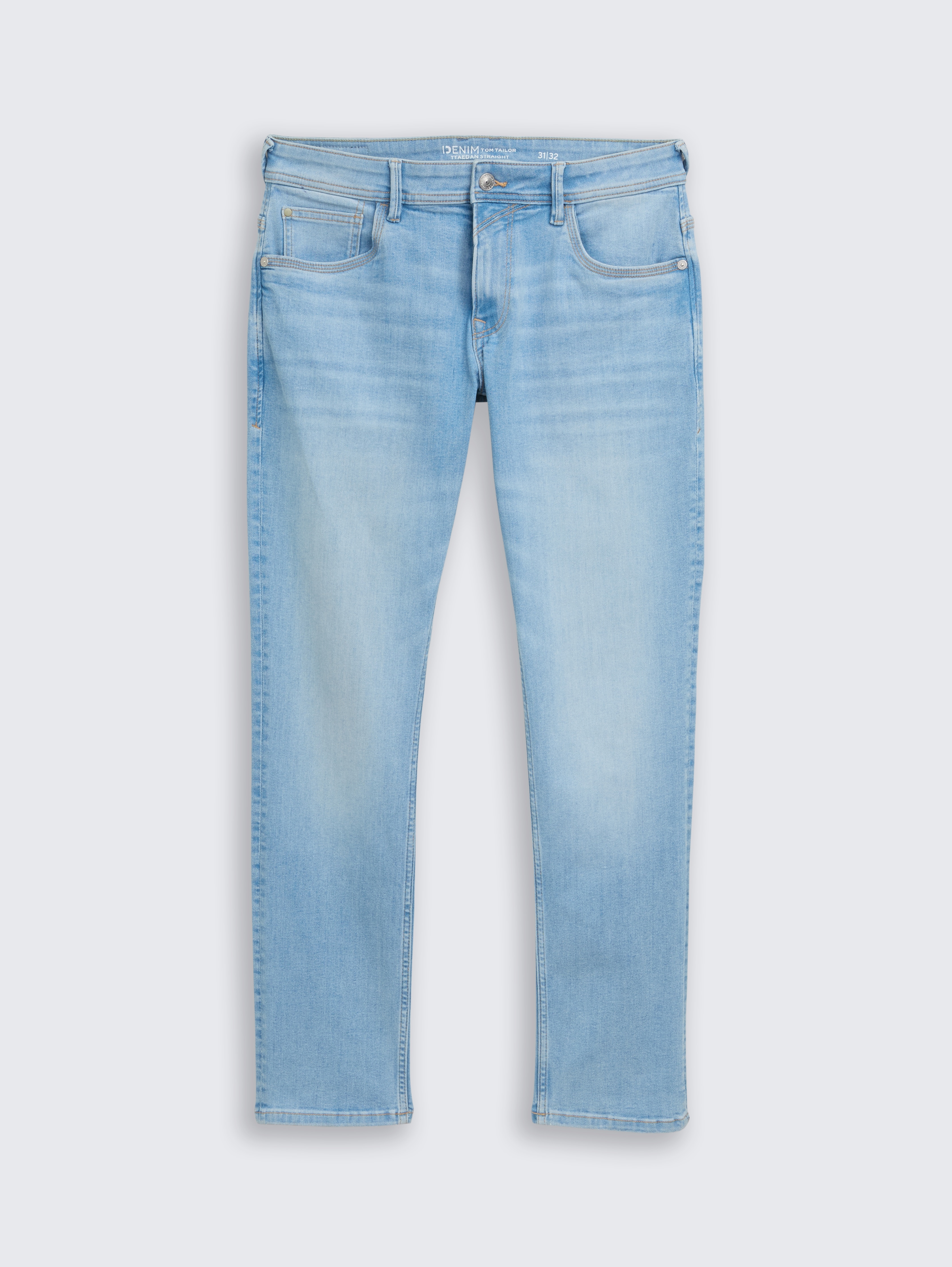 TTAEDAN STRAIGHT Jeans von Denim Male, light stone bright blue denim