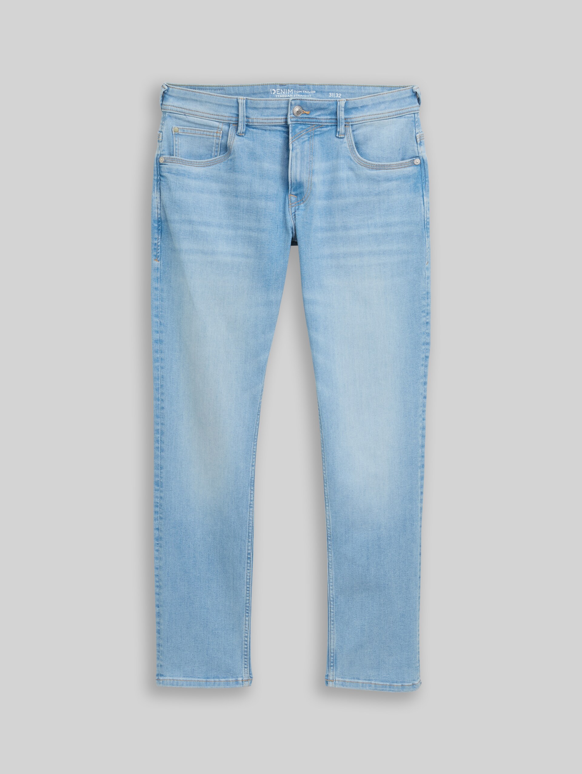 TTAEDAN STRAIGHT Jeans - light stone bright blue denim - Front product view