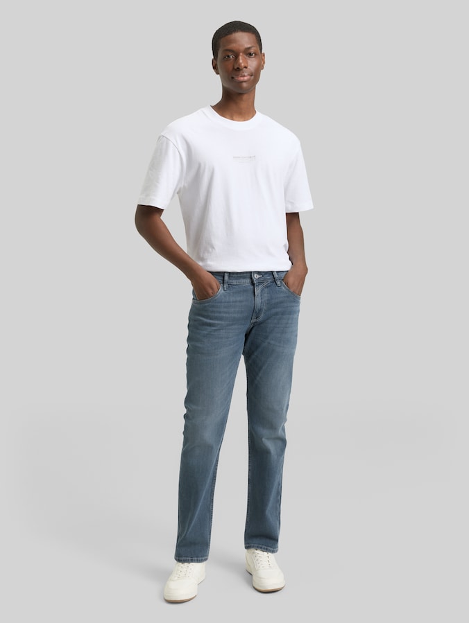 TTAEDAN STRAIGHT Jeans door Denim Male, mid stone blue grey denim