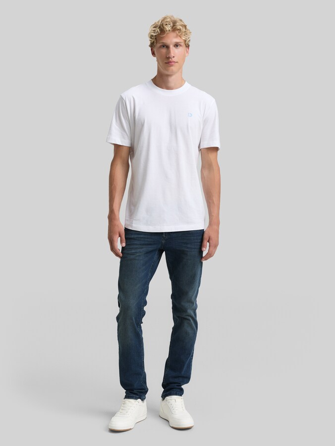 Jeans TTAEDAN STRAIGHT avec stretch par Denim Male, dark stone blue black denim