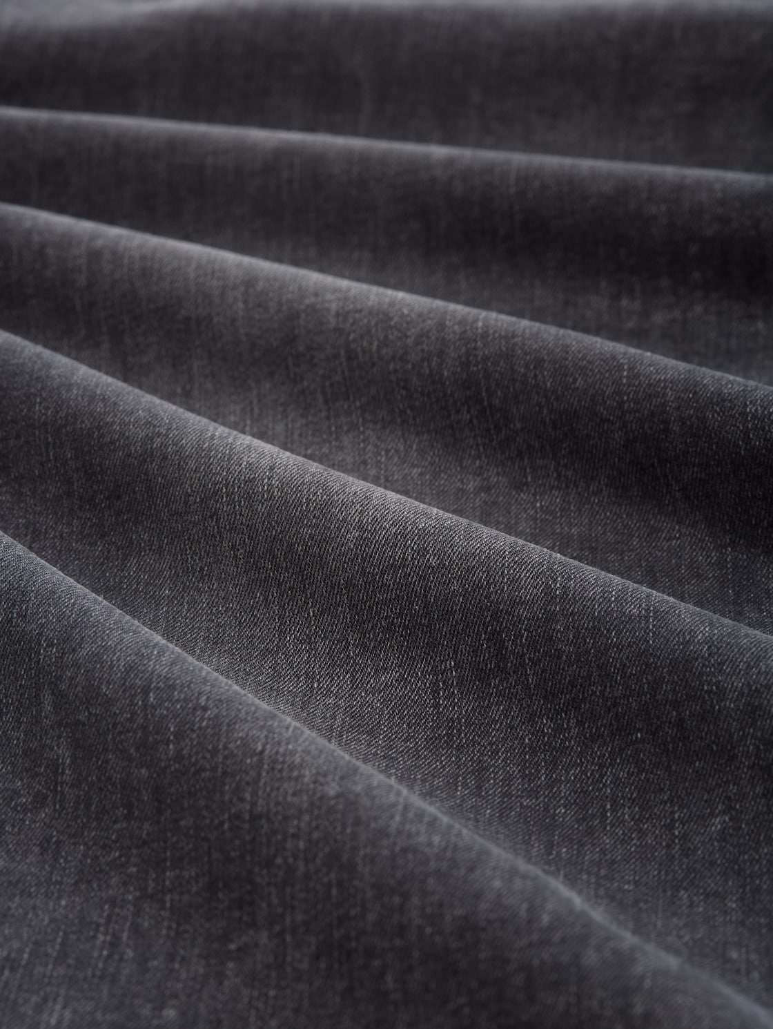 TTAEDAN STRAIGHT Jeans mit Stretch - used dark stone grey denim - Material-Ansicht