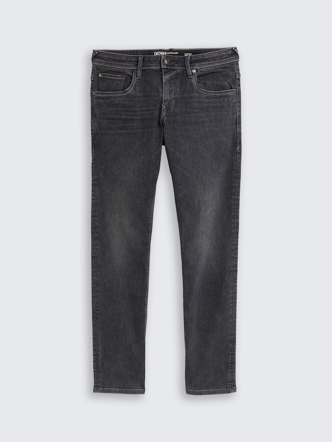 Jeans TTAEDAN STRAIGHT avec stretch par Denim Male, used dark stone grey denim