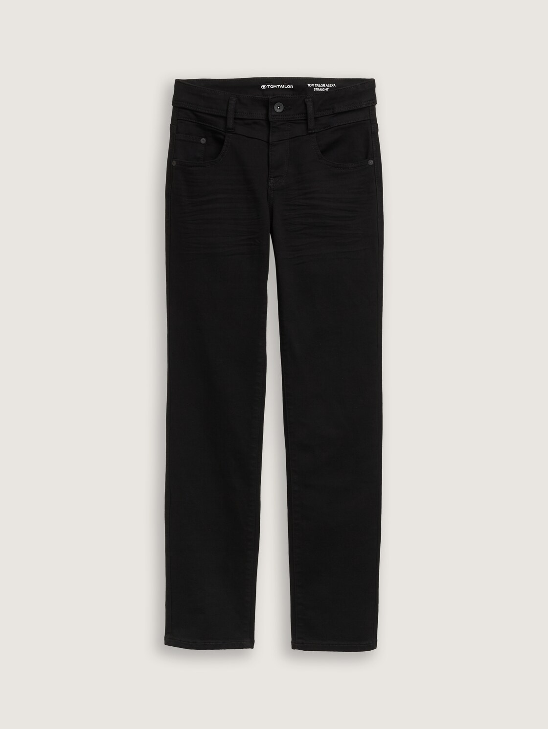 TTALEXA STRAIGHT Jeans - black denim - Vorder-Produkt-Ansicht