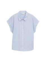 Geselecteerd, Losvallende blouse met streeppatroon door Tom Tailor, blauw