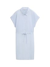 Geselecteerd, Mini blousejurk met streeppatroon door Tom Tailor, blauw