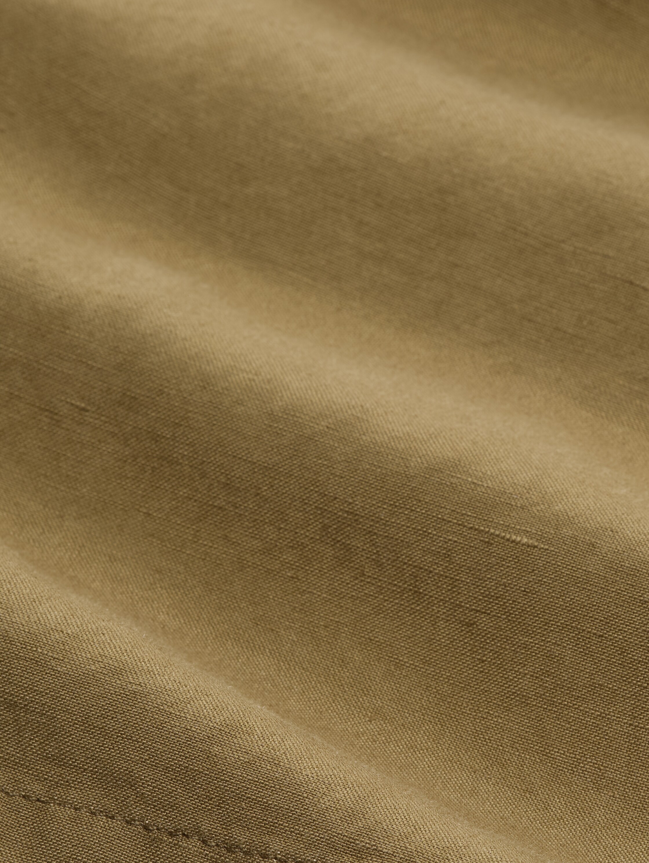 TTLEA Wide Leg Hose mit Leinenanteil - nutria_olive - 