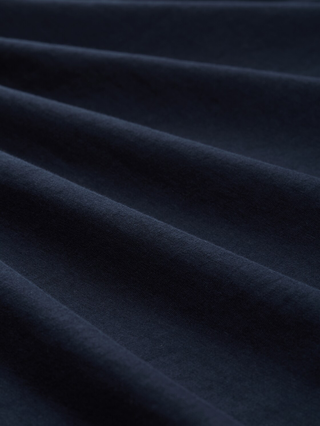 T-Shirt aus Baumwolle mit Logo-Print - sky captain blue - Material-Ansicht