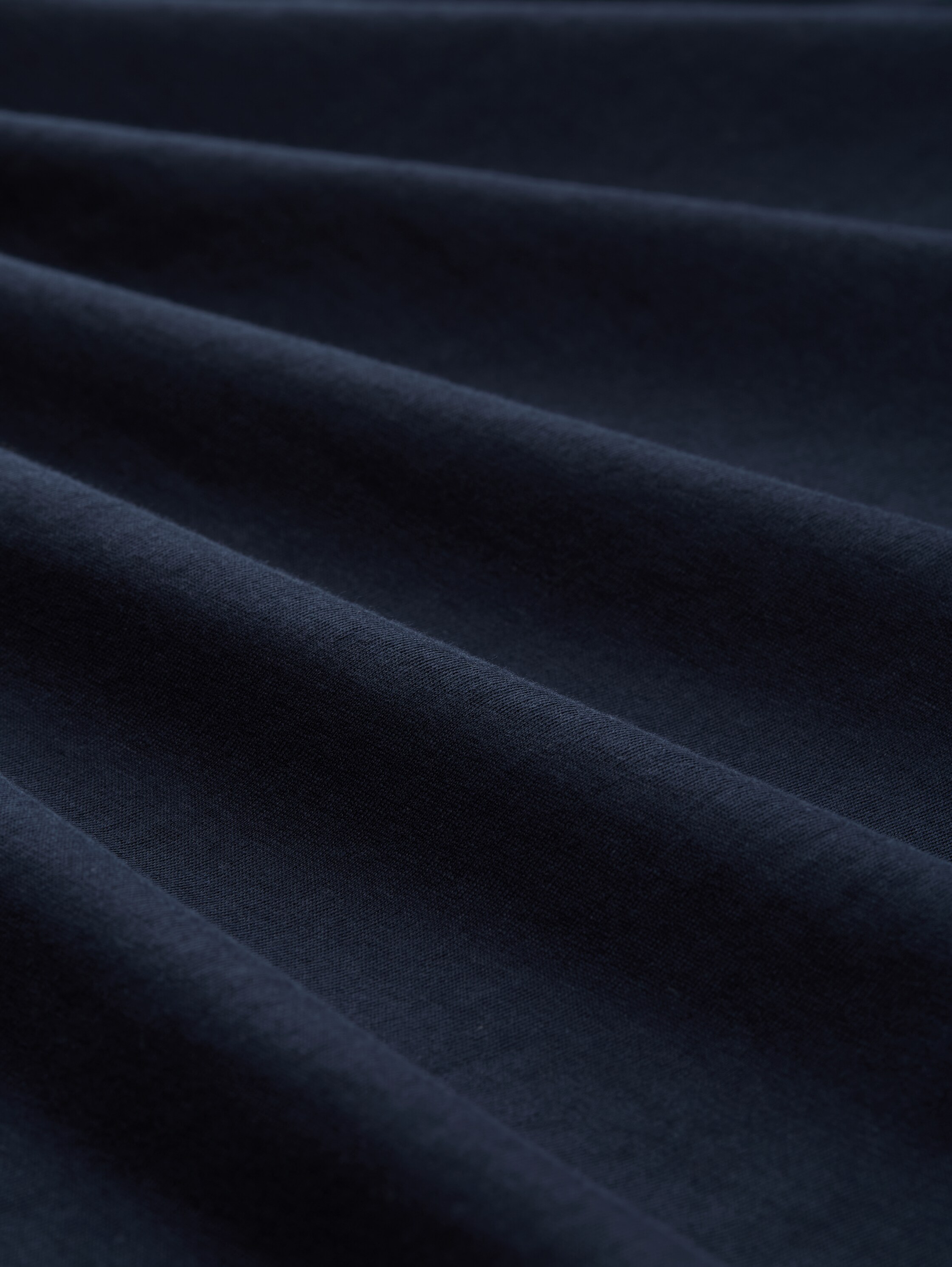 Katoenen T-shirt met logo-opdruk - sky captain blue - Materiaalweergave