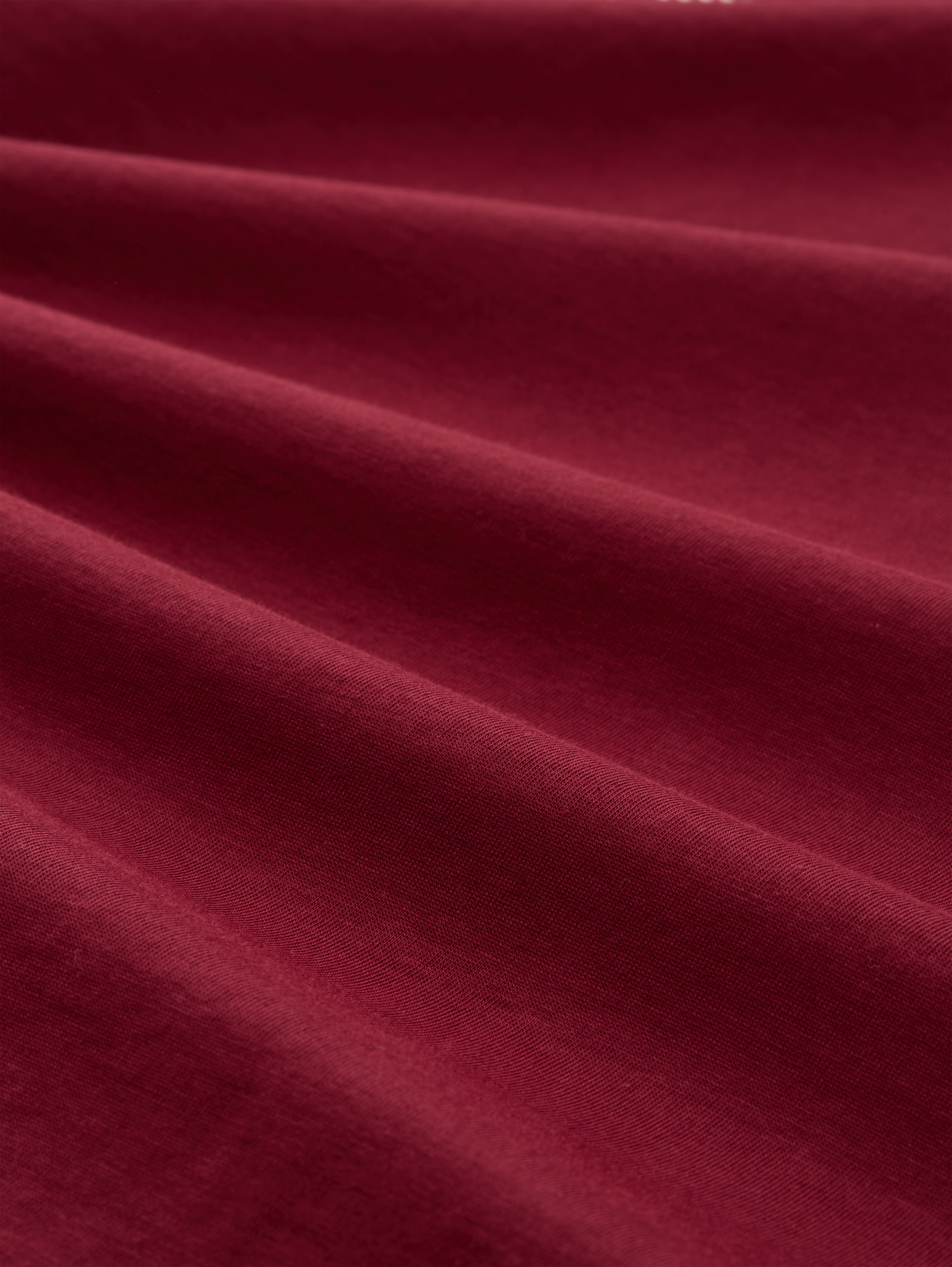 T-Shirt aus Baumwolle mit Logo-Print - cabarnet_bordeaux_red - 