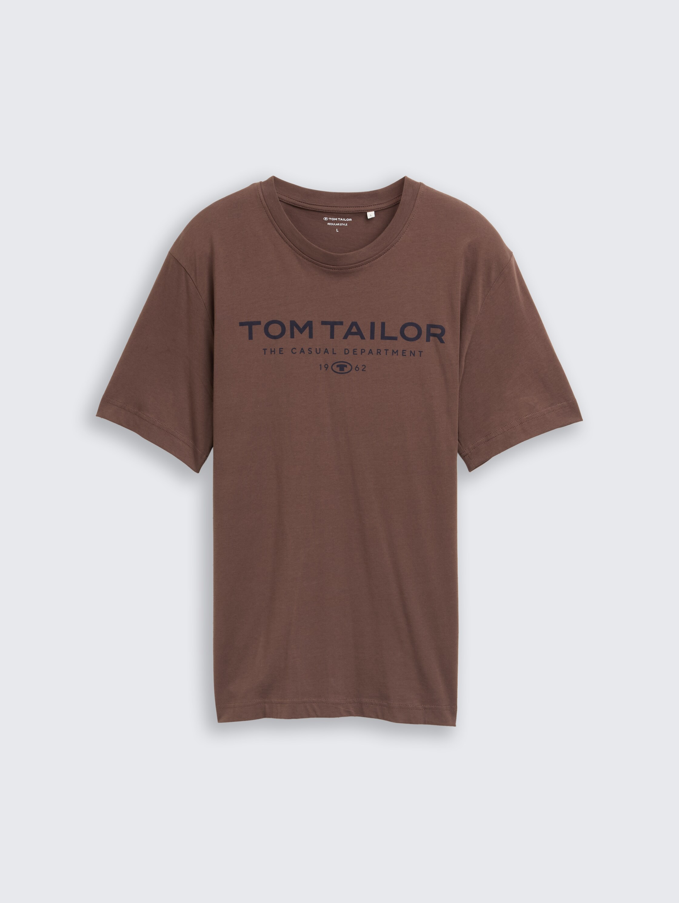 T-Shirt aus Baumwolle mit Logo-Print - bag_brown - 