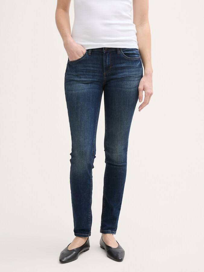 TTALEXA SKINNY jeans door Women, mid stone wash denim