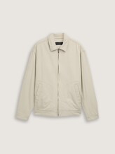 Relaxed Fit Jacke aus Baumwolle - beige abbey stone - Vorder-Produkt-Ansicht