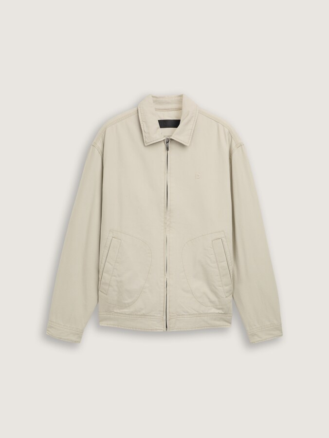 Veste Relaxed Fit en coton par Denim Male, beige abbey stone