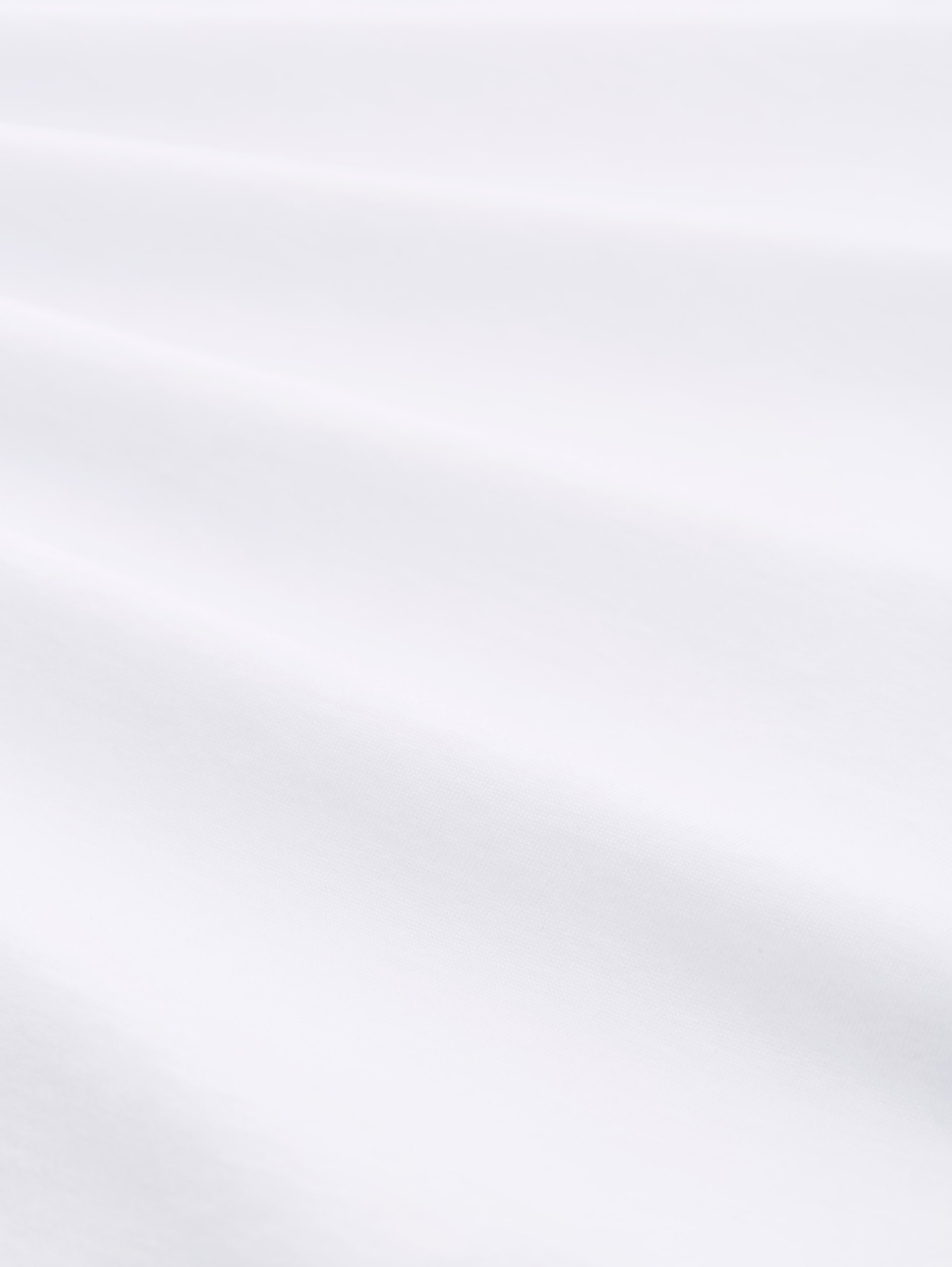 T-shirt basique avec logo brodé - White - Vue de la matière