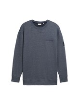 Ausgewählt, Plus Size - Sweatshirt mit Logo-Details von Tom Tailor, blau