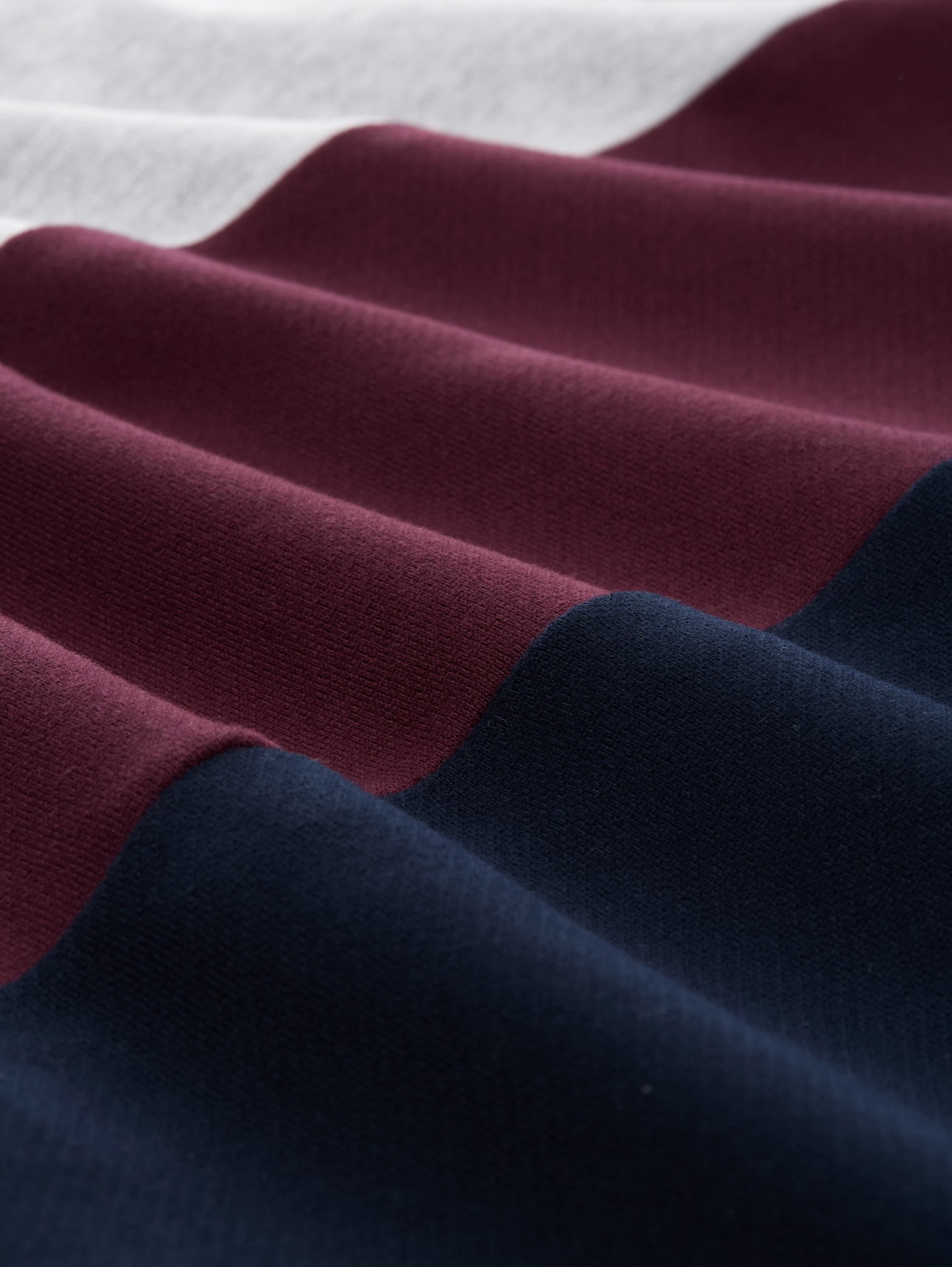 Plus Size - Sweatshirt mit Colour Blocking - light_stone_grey_melange - Material-Ansicht