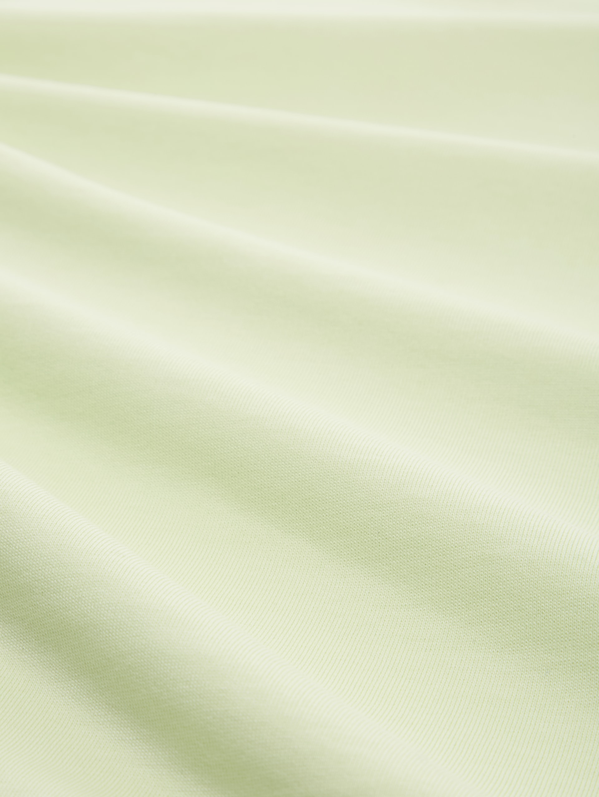 Sweatshirt mit Logo-Print - lime cream green - Material-Ansicht