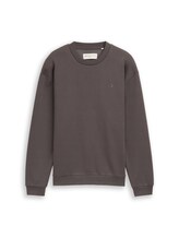 Sélectionné, Sweat-shirt avec logo imprimé par Tom Tailor, brunir