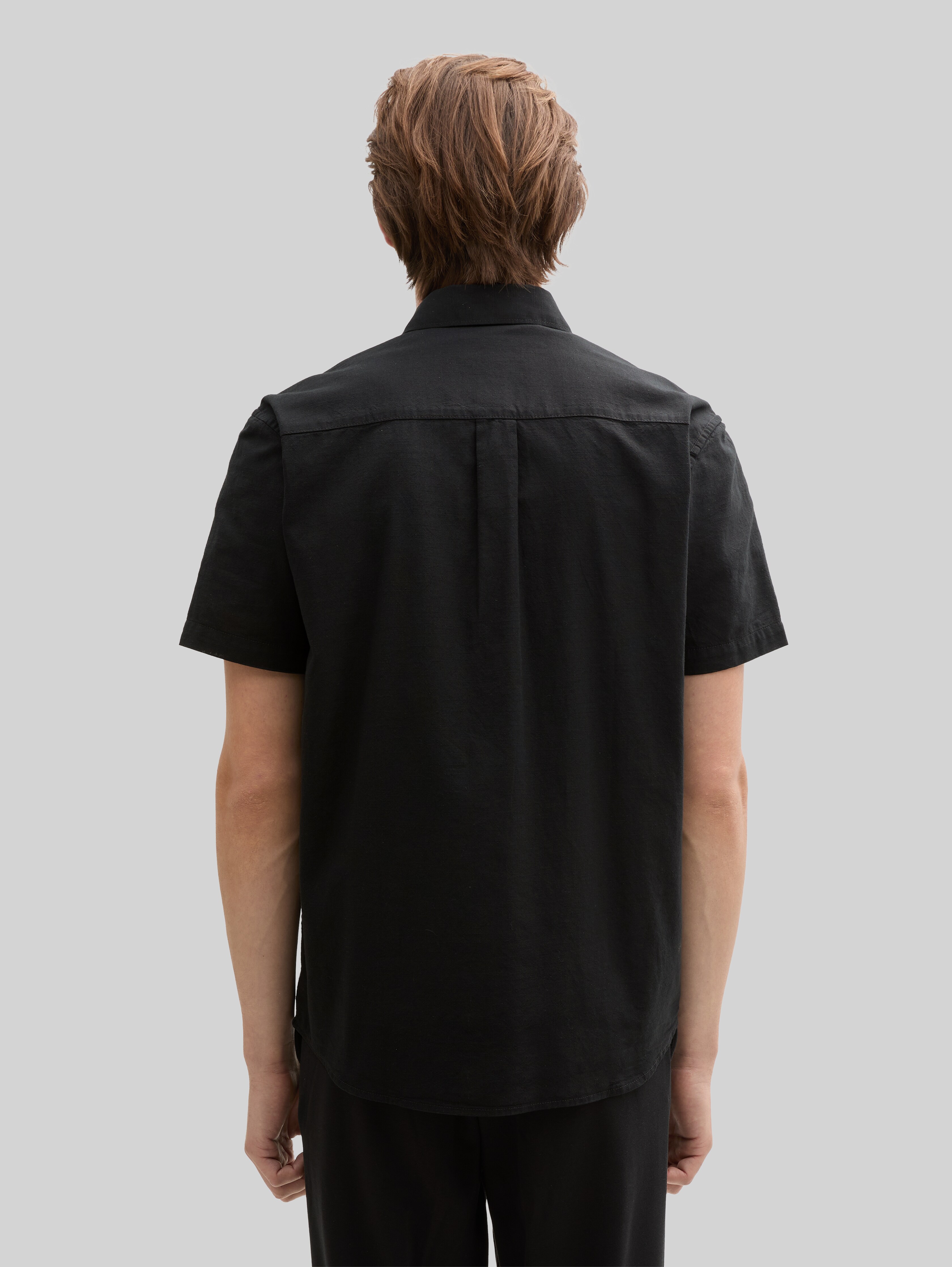 TOM TAILOR Herren Hemd Kurzärmlig – Mit Brusttasche, Regular Fit, Aus Popeline Für Sommer & Büro