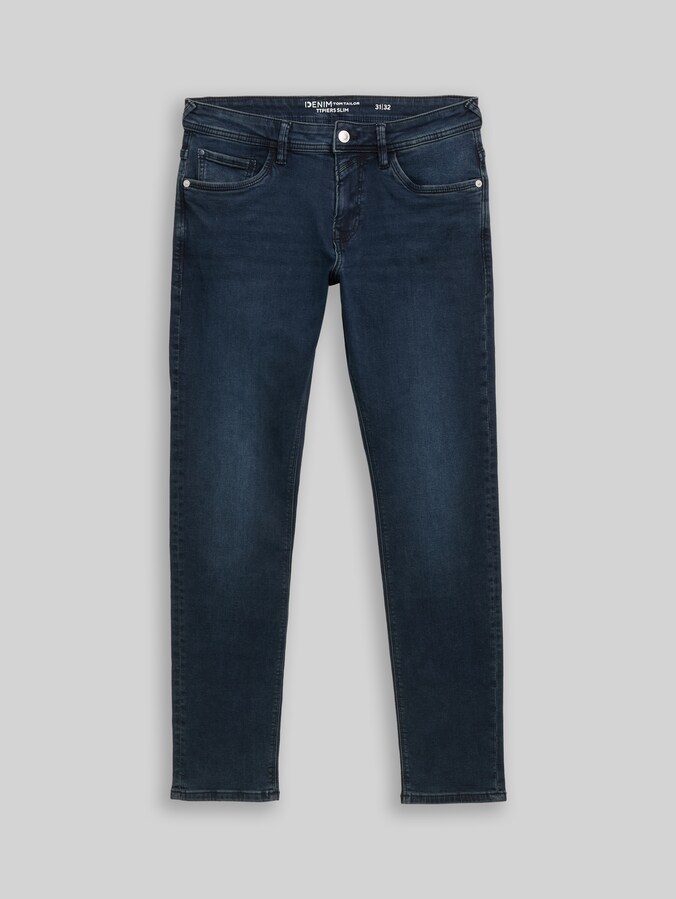 Jean TTPIERS SLIM par Denim Male, dark stone blue black denim