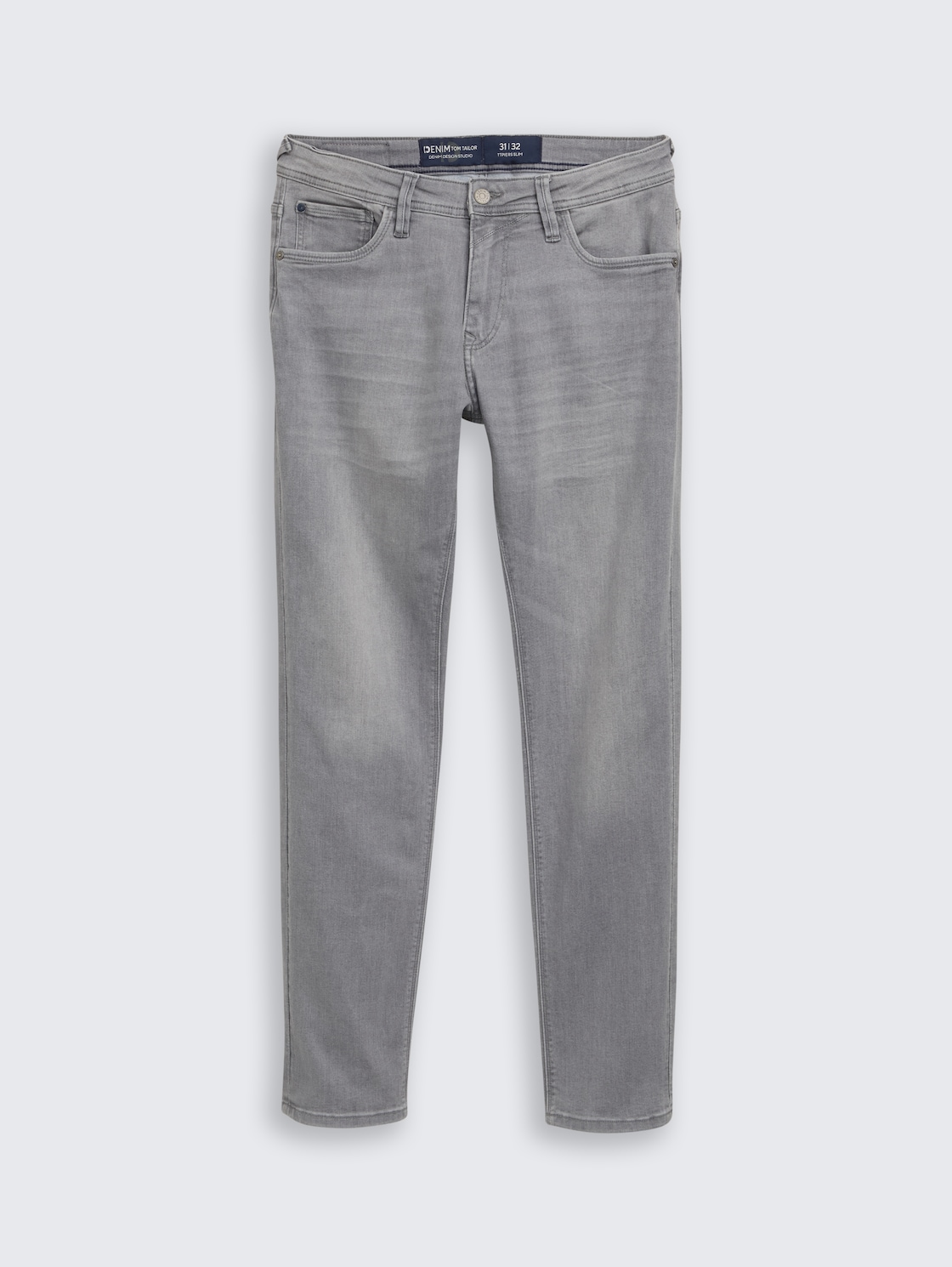 TTPIERS SLIM Jeans - stone grey denim - Vorder-Produkt-Ansicht