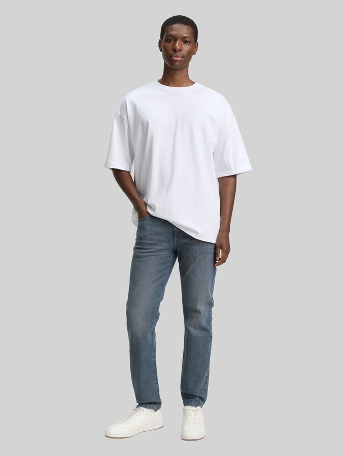 TTBRYDEN TAPERED Jeans von Denim Male, mid stone blue grey denim