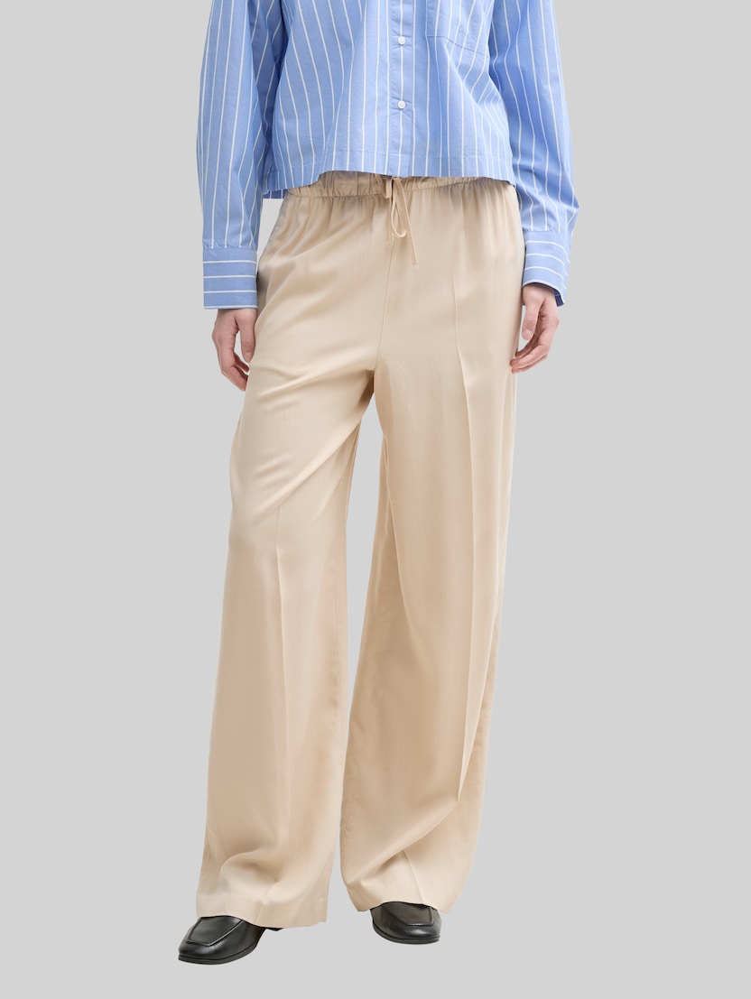 Wijde Broek Paperpag door Denim Female, Light Breeze