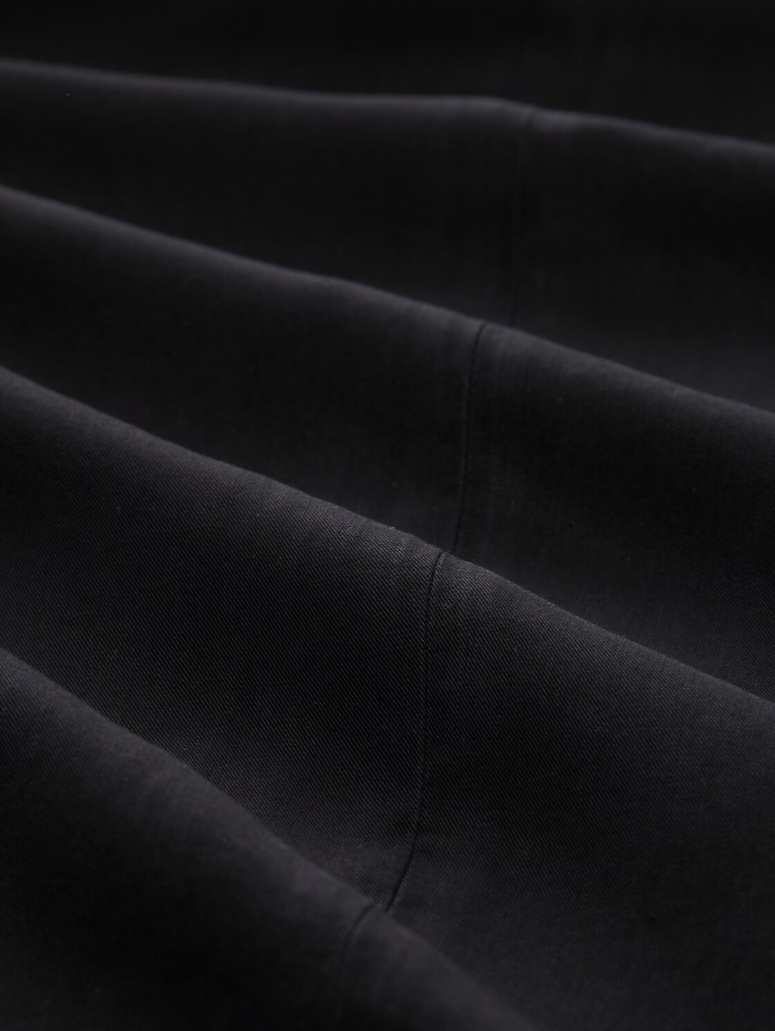 Wide Leg Paperpag Trousers - deep black - Material view