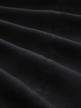 Wide Leg Paperpag Hose - deep black - Material-Ansicht
