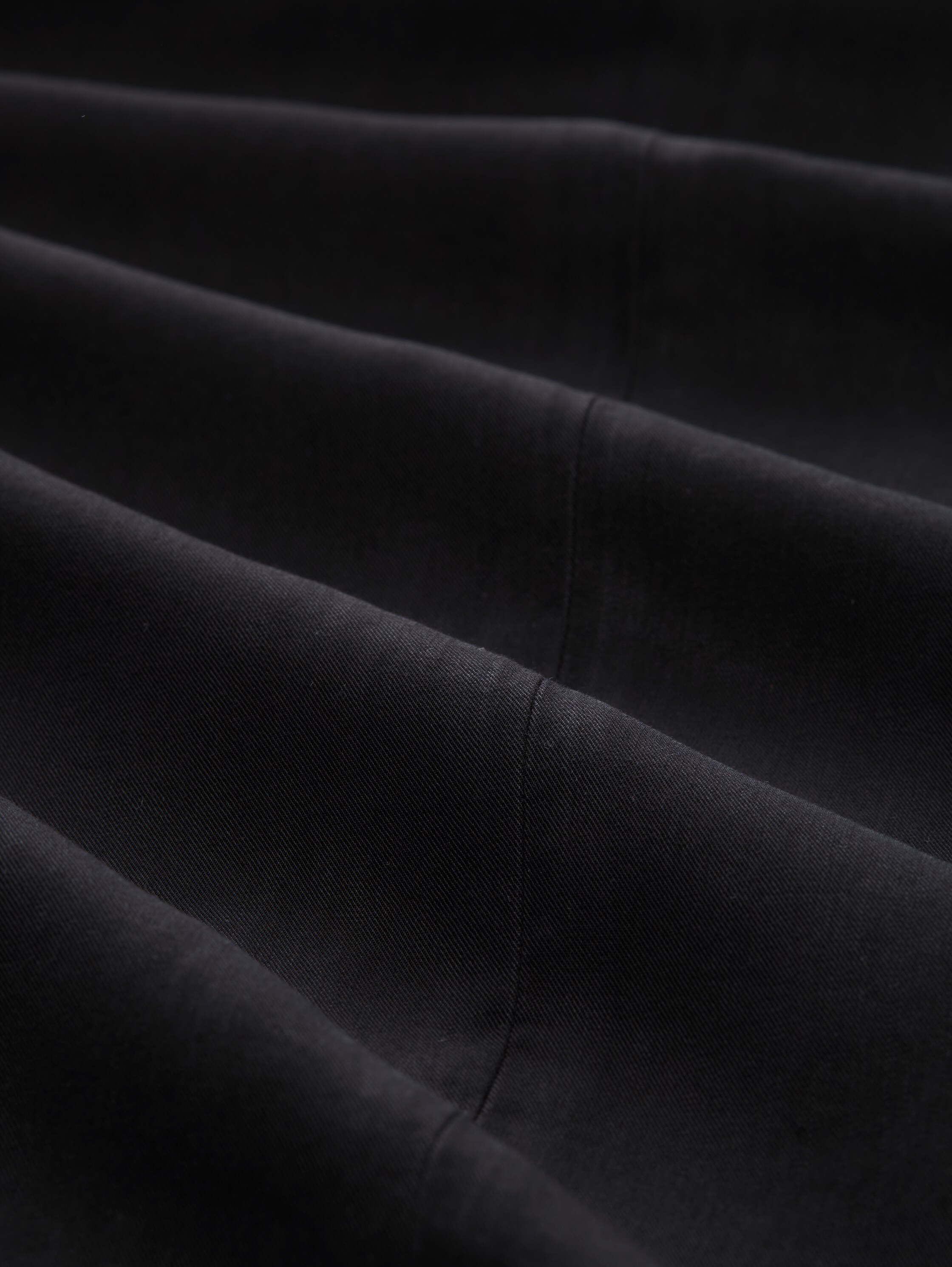 Wide Leg Paperpag Hose - deep_black_1 - 