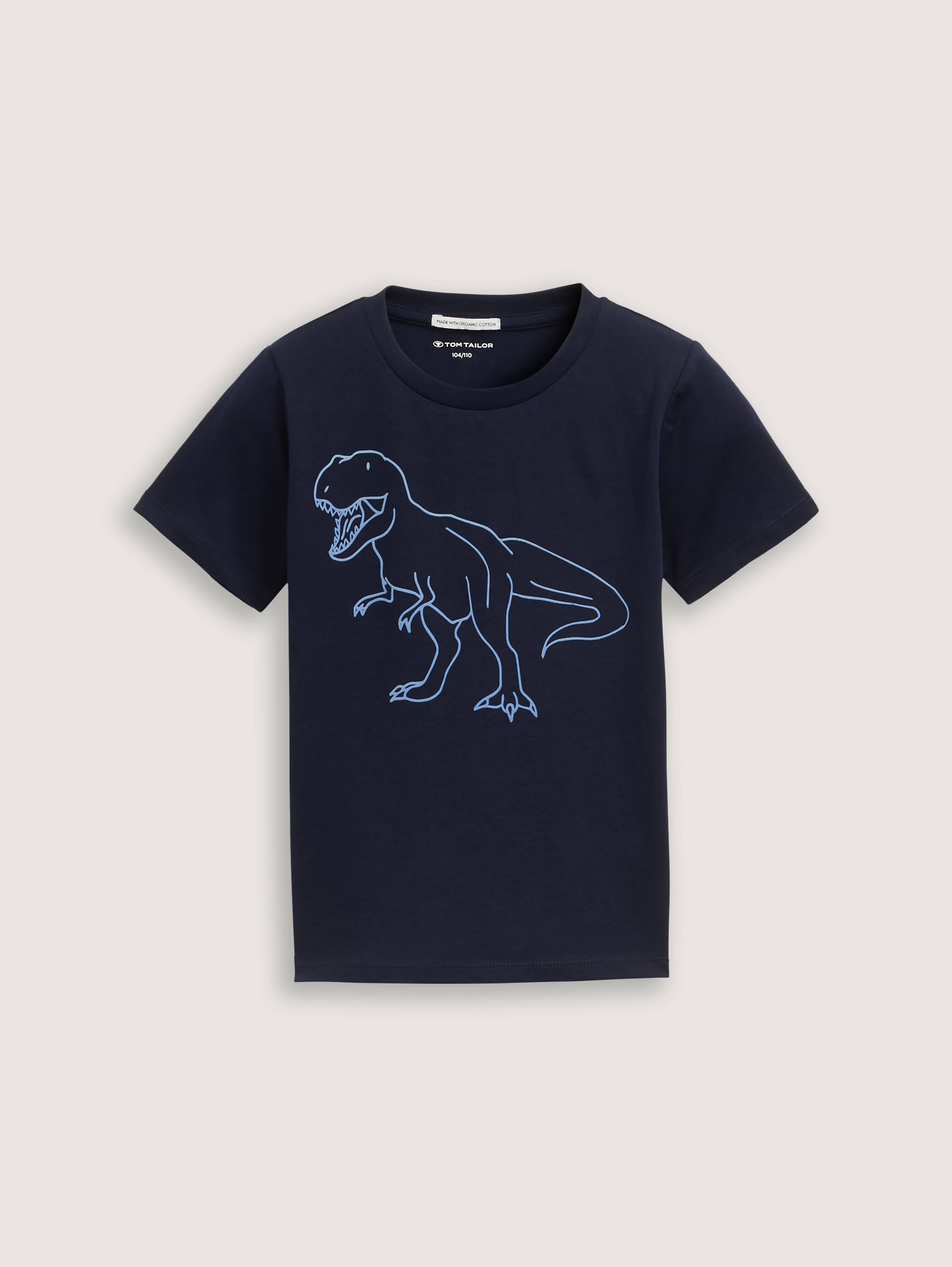 Glow-in-the-Dark T-Shirt von Mini Boys, sky captain blue