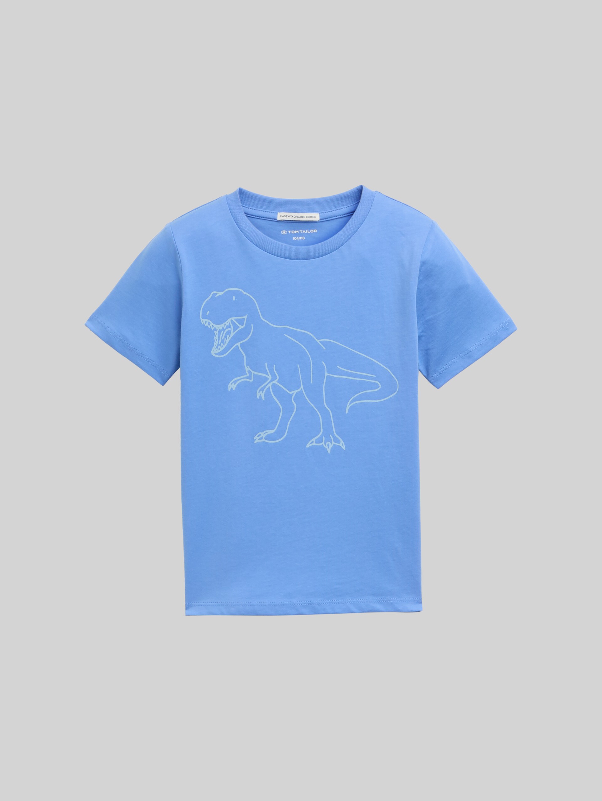 Glow-in-the-Dark T-shirt - soft mid blue - Front product view