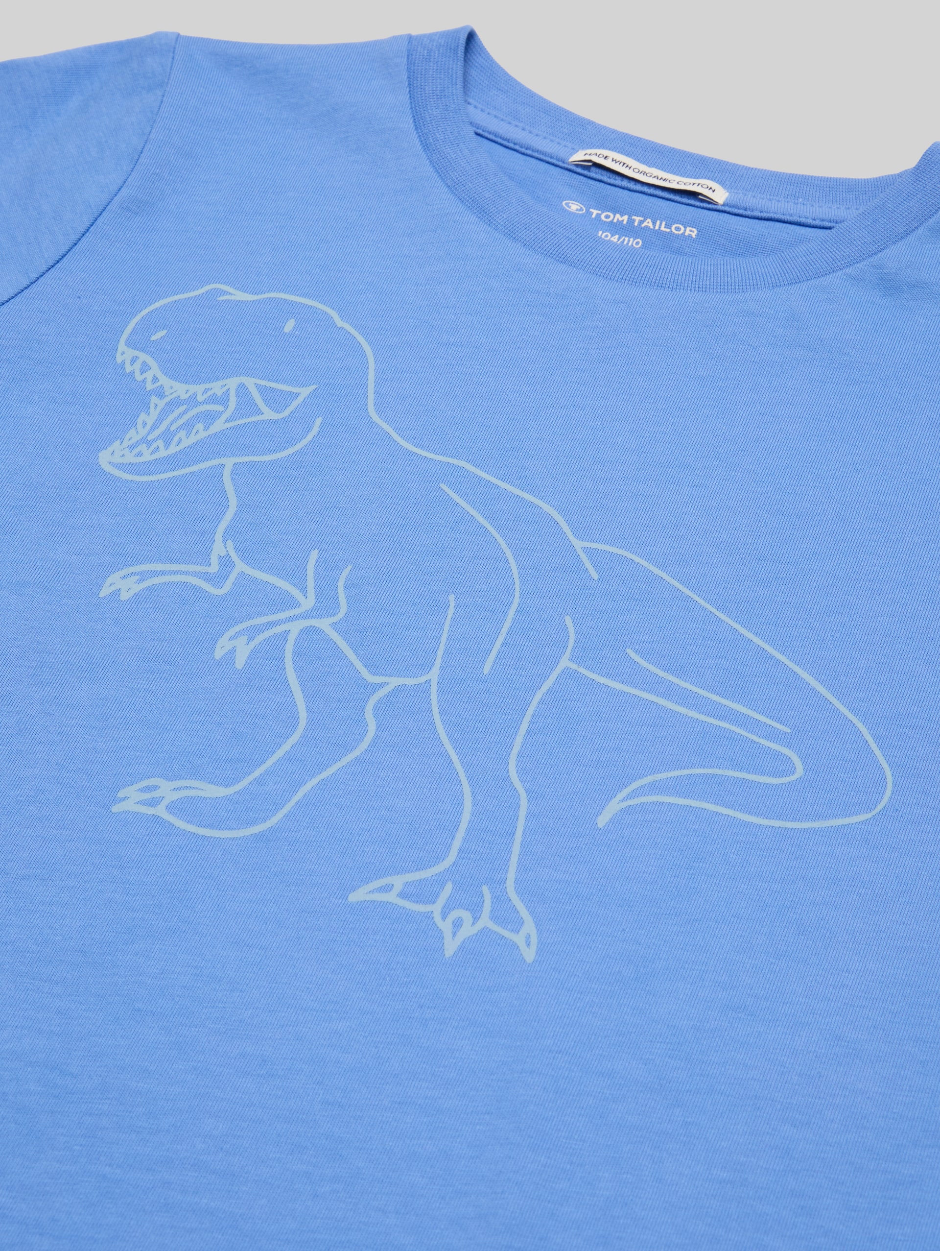 Glow-in-the-Dark T-shirt - soft mid blue - Detail model view