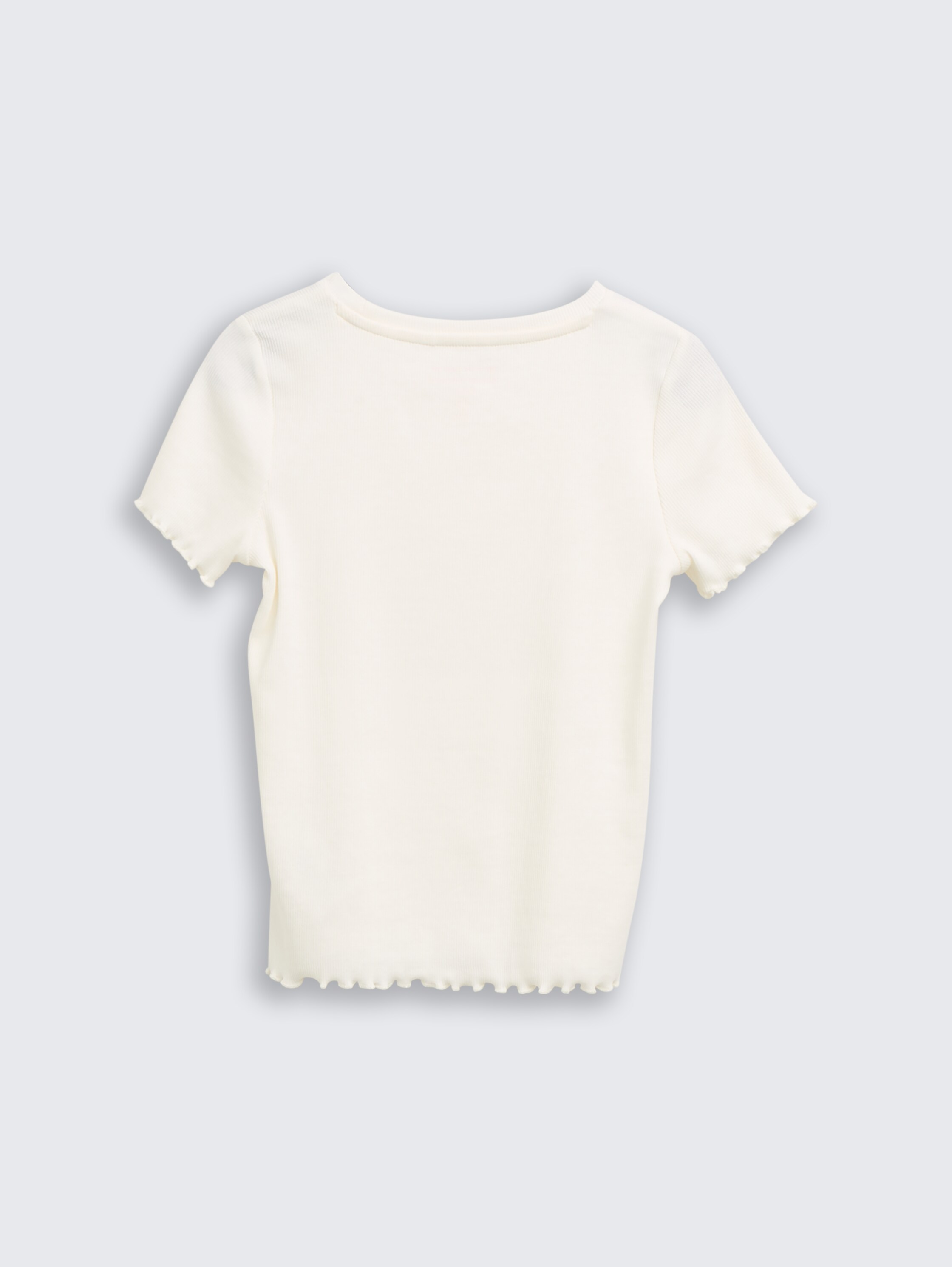 Ripp T-Shirt mit Print - soft_cream_white - 