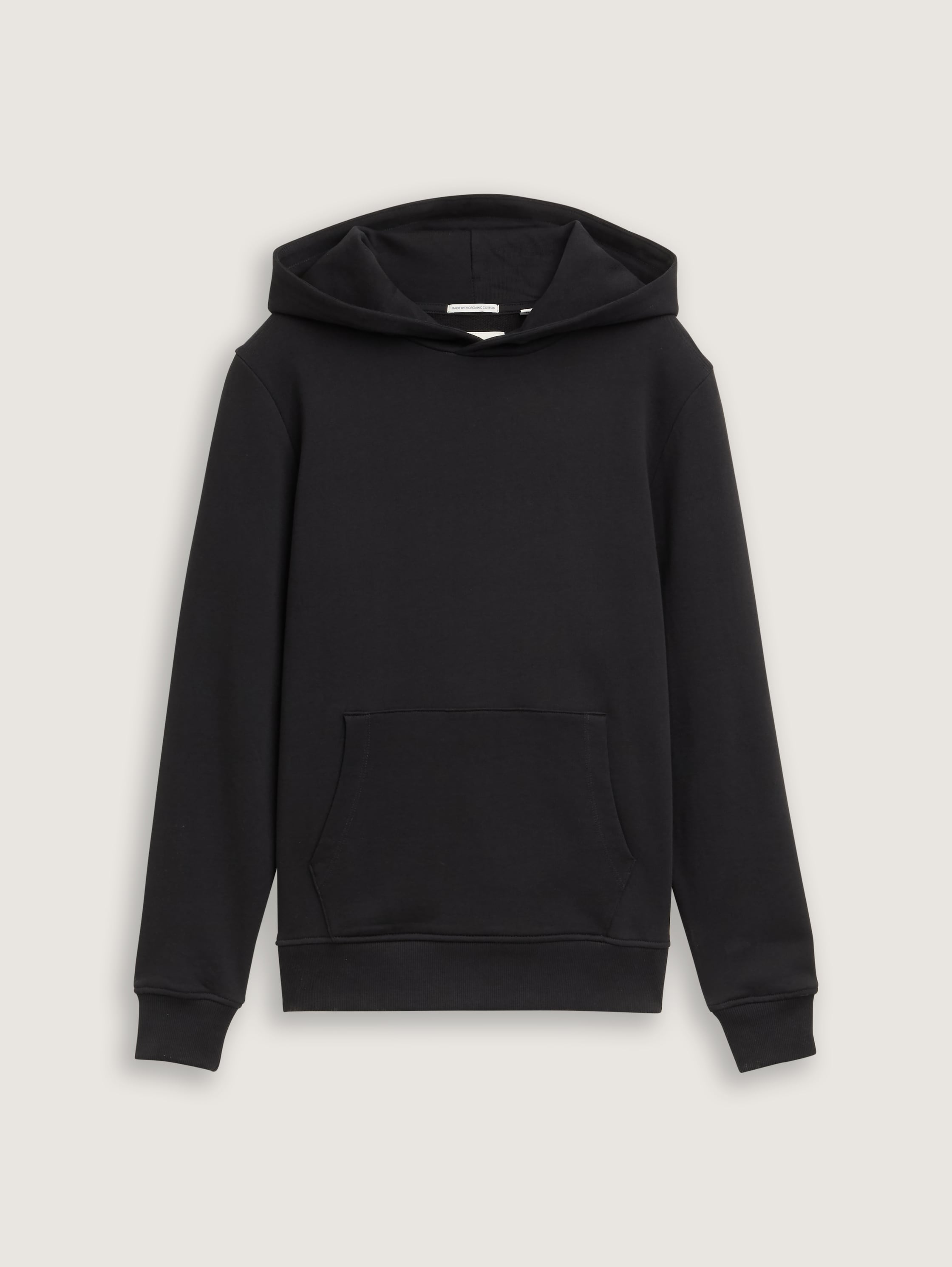 Hoodie Sweatshirt mit Rückenprint - heavy_black - 