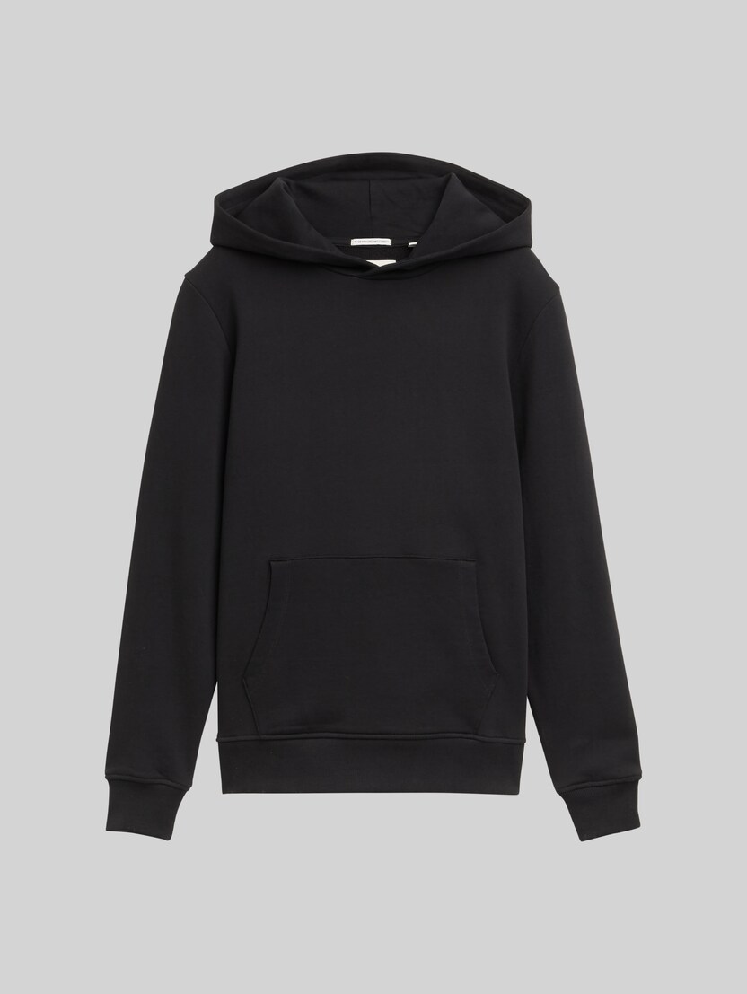 Hoodie met print op de rug door Teen Boys, heavy black