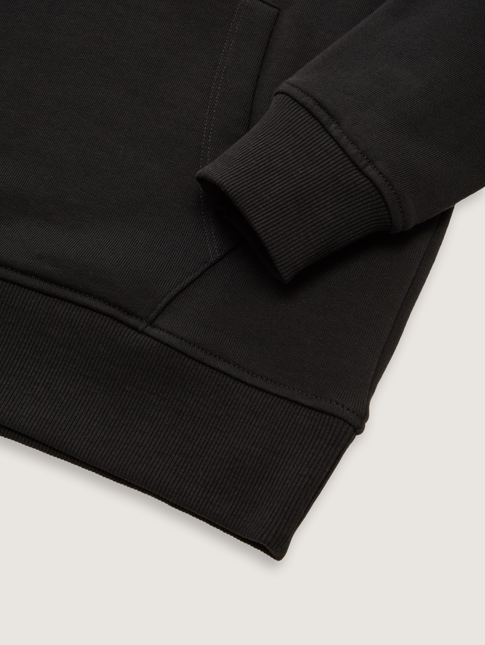 Hoodie met print op de rug - heavy black - Detailaanzicht model
