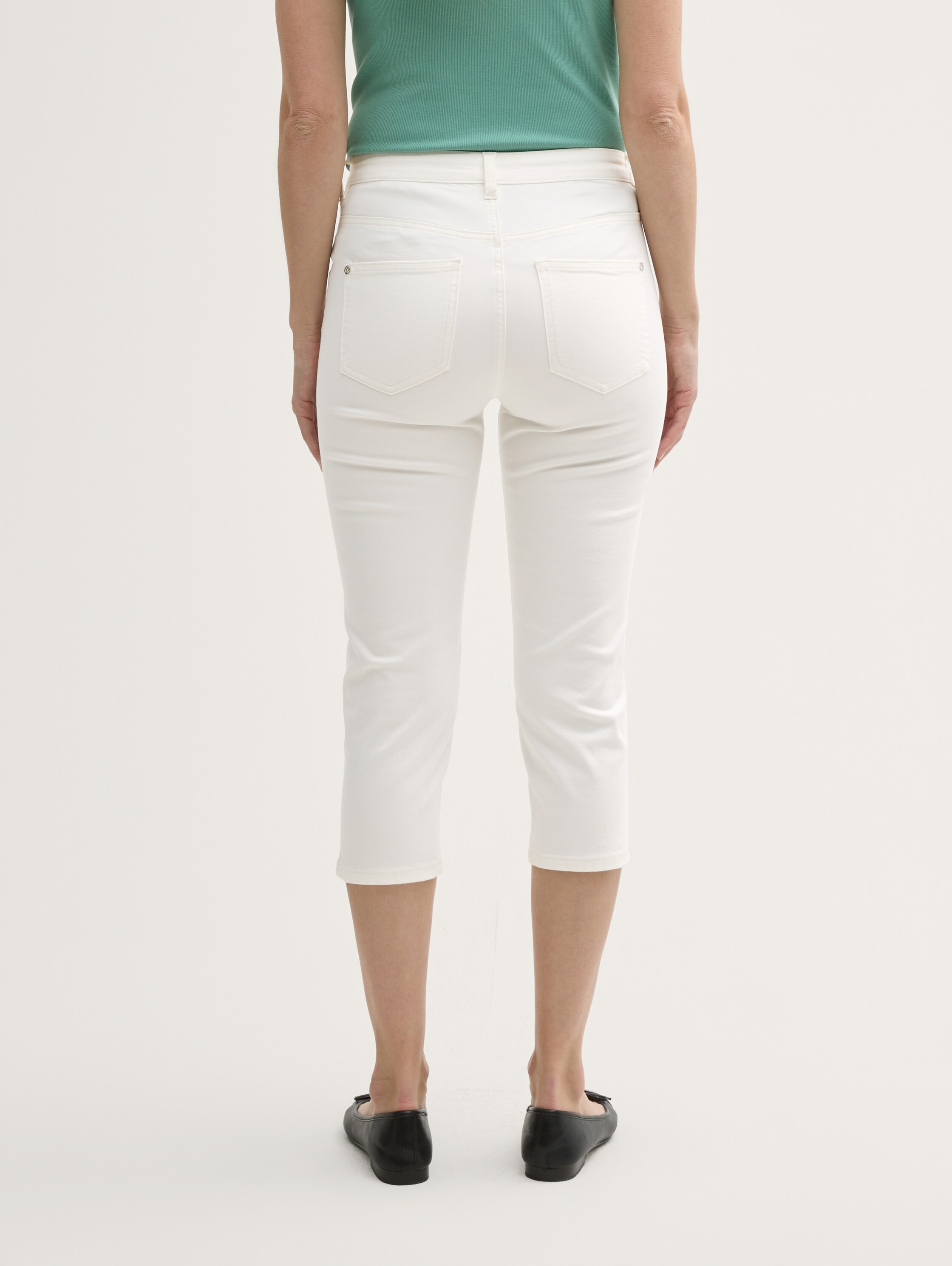 TTKATE SLIM CAPRI Jeans - whisper_white - 