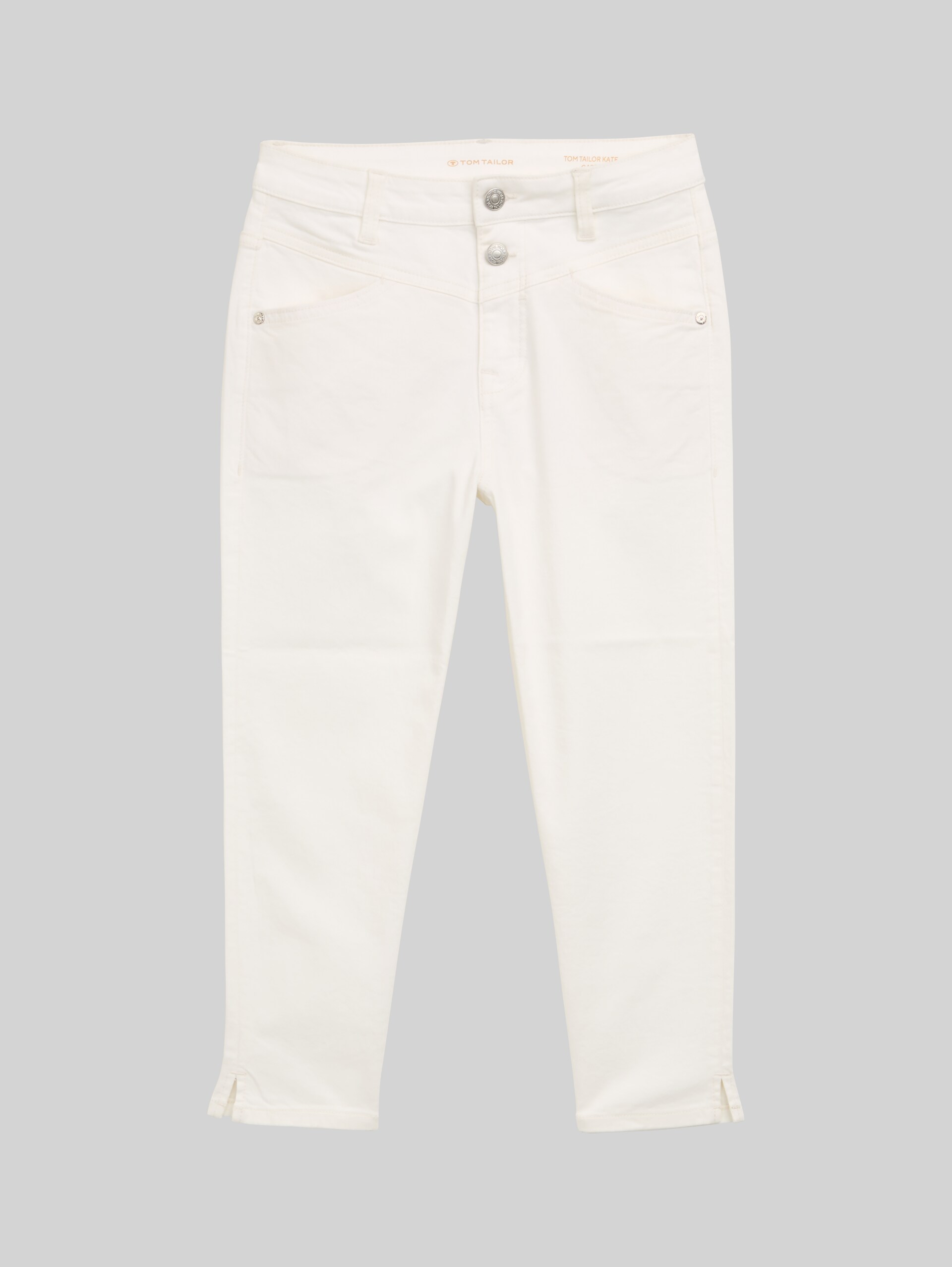 Jeans TTKATE Slim Capri - Whisper White - Vue de face du produit