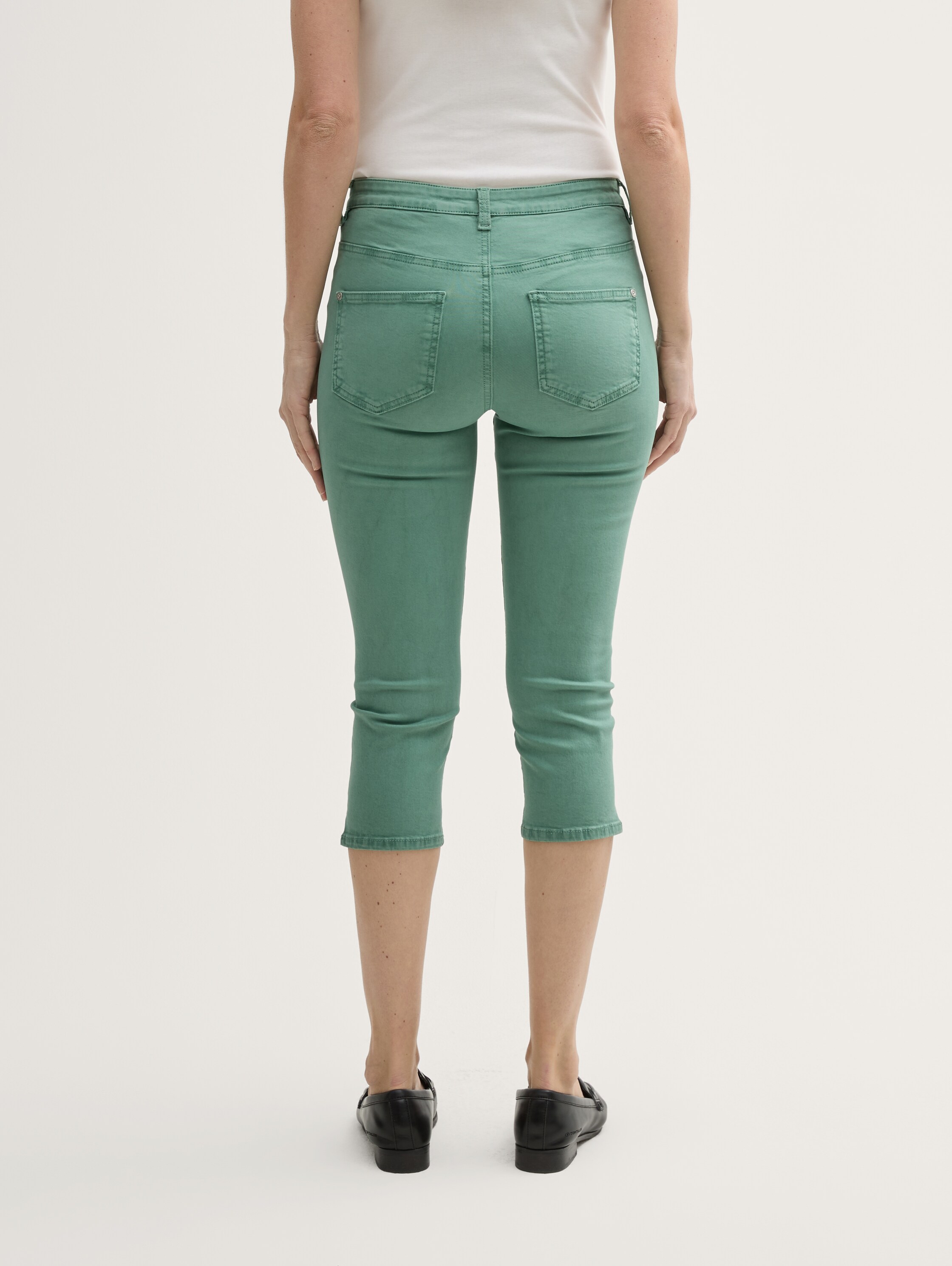 TTKATE Slim Capri Jeans - faded_green - 