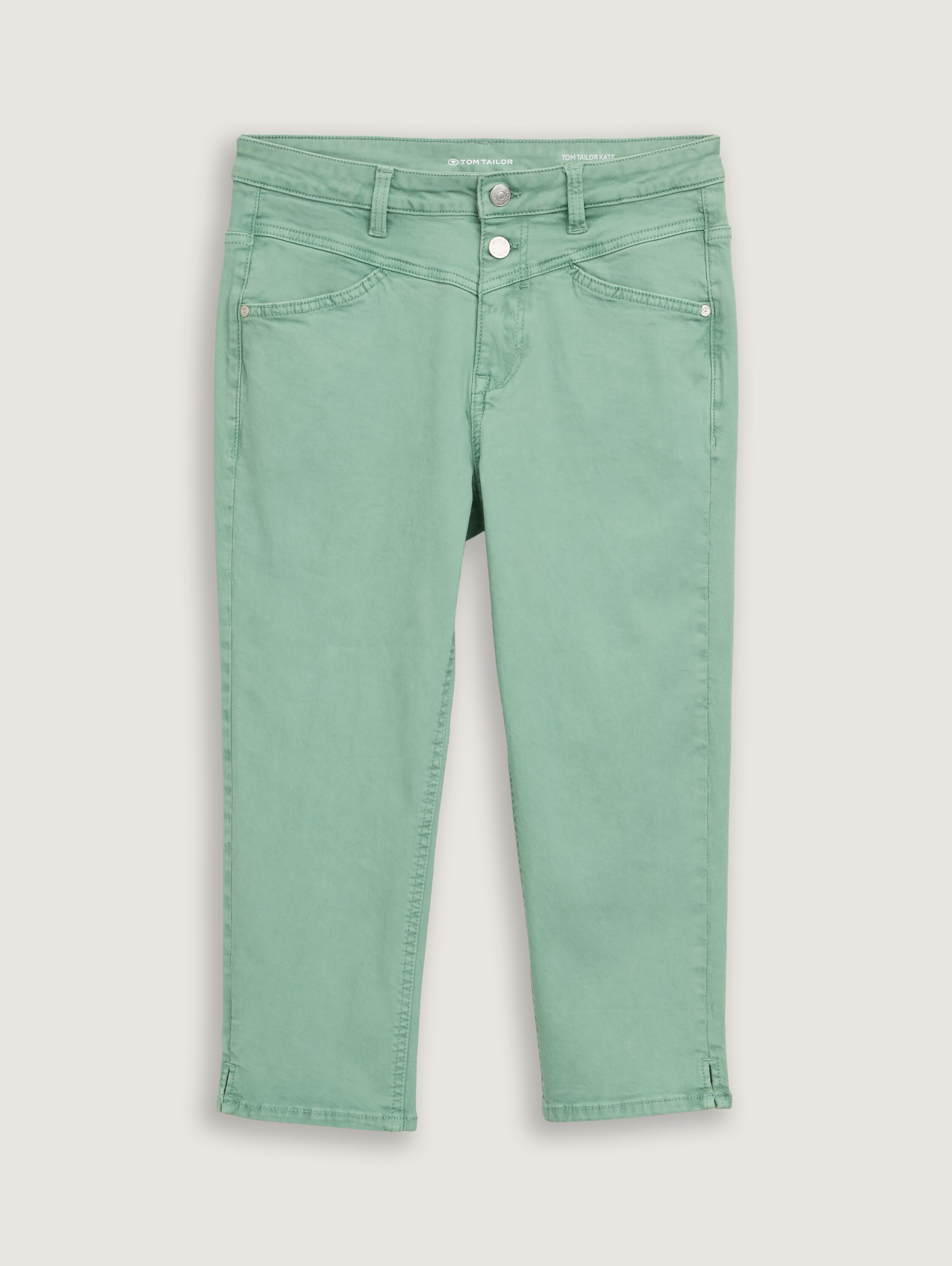 TTKATE Slim Capri Jeans - faded_green - 
