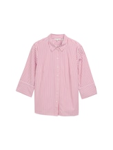 Nicht ausgewählt, Plus Size - Loose Fit Bluse mit Streifenmuster von , rot