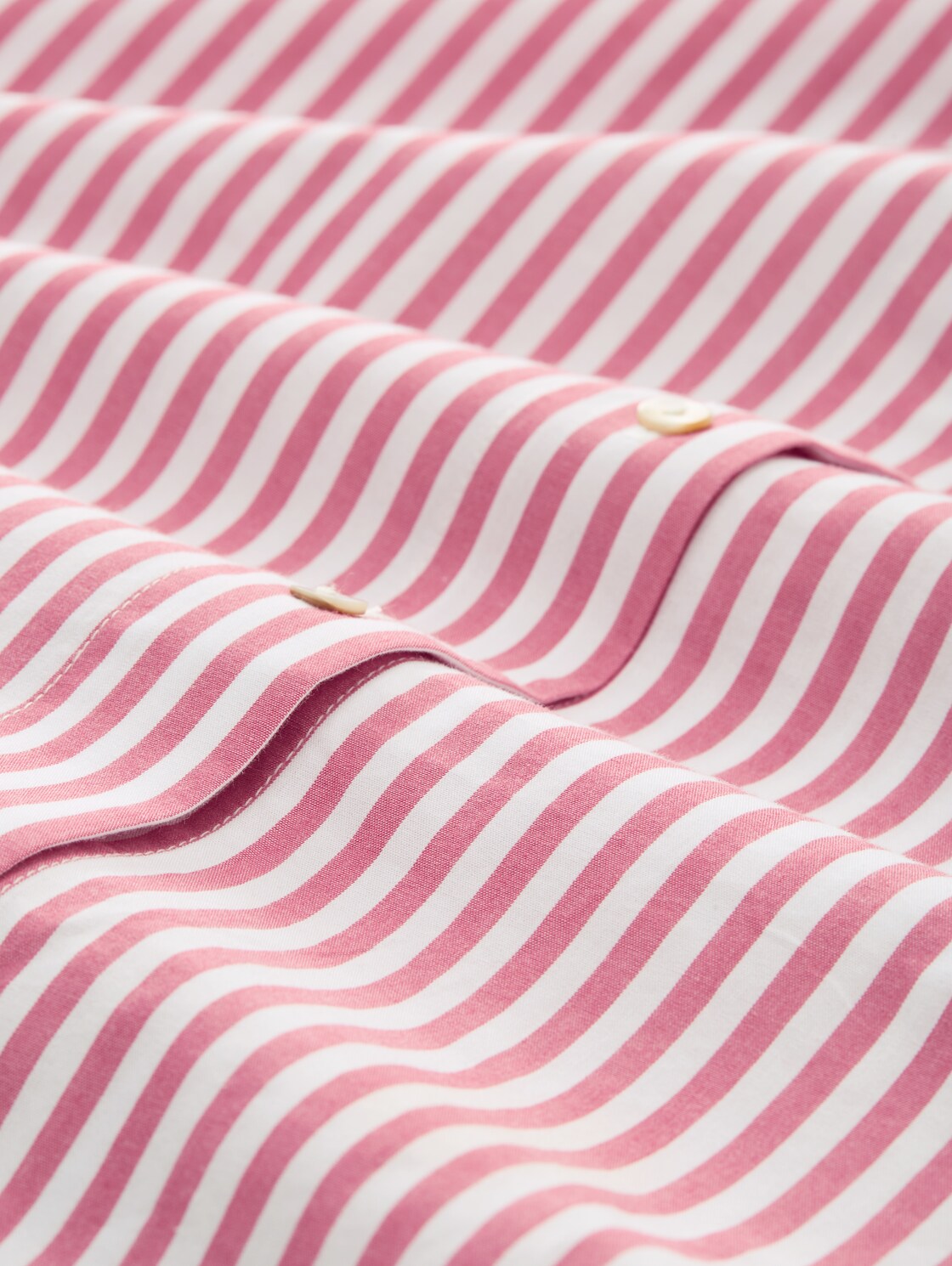 Plus Size - Loose Fit Bluse mit Streifenmuster - mid berry white stripe - Material-Ansicht