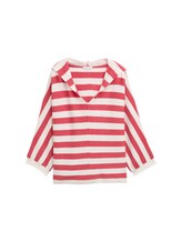 Ausgewählt, Loose Fit Strickpullover mit Kapuze von Tom Tailor, rot