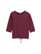 Nicht ausgewählt, Plus Size - Langarmshirt mit Knopf-Details von , rot