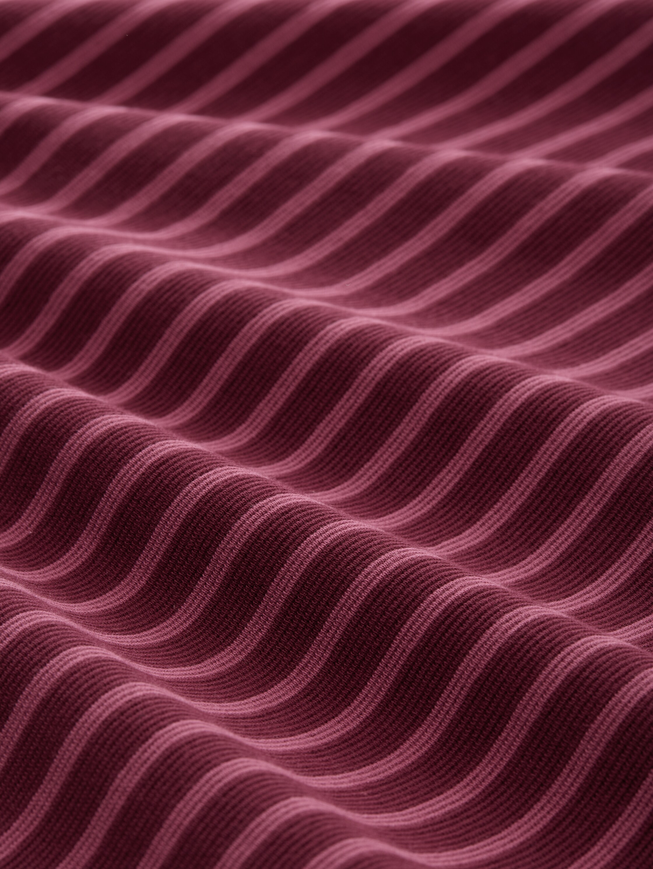 Plus Size - Shirt met lange mouwen en knoopdetails - oxblood_red_stripe - 