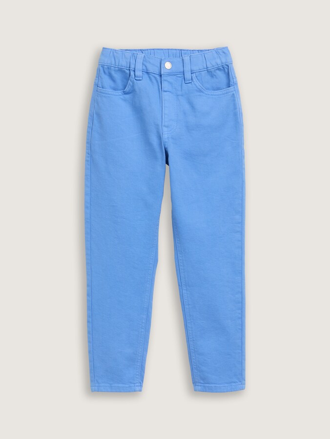Relaxte jeans door Mini Boys, soft mid blue