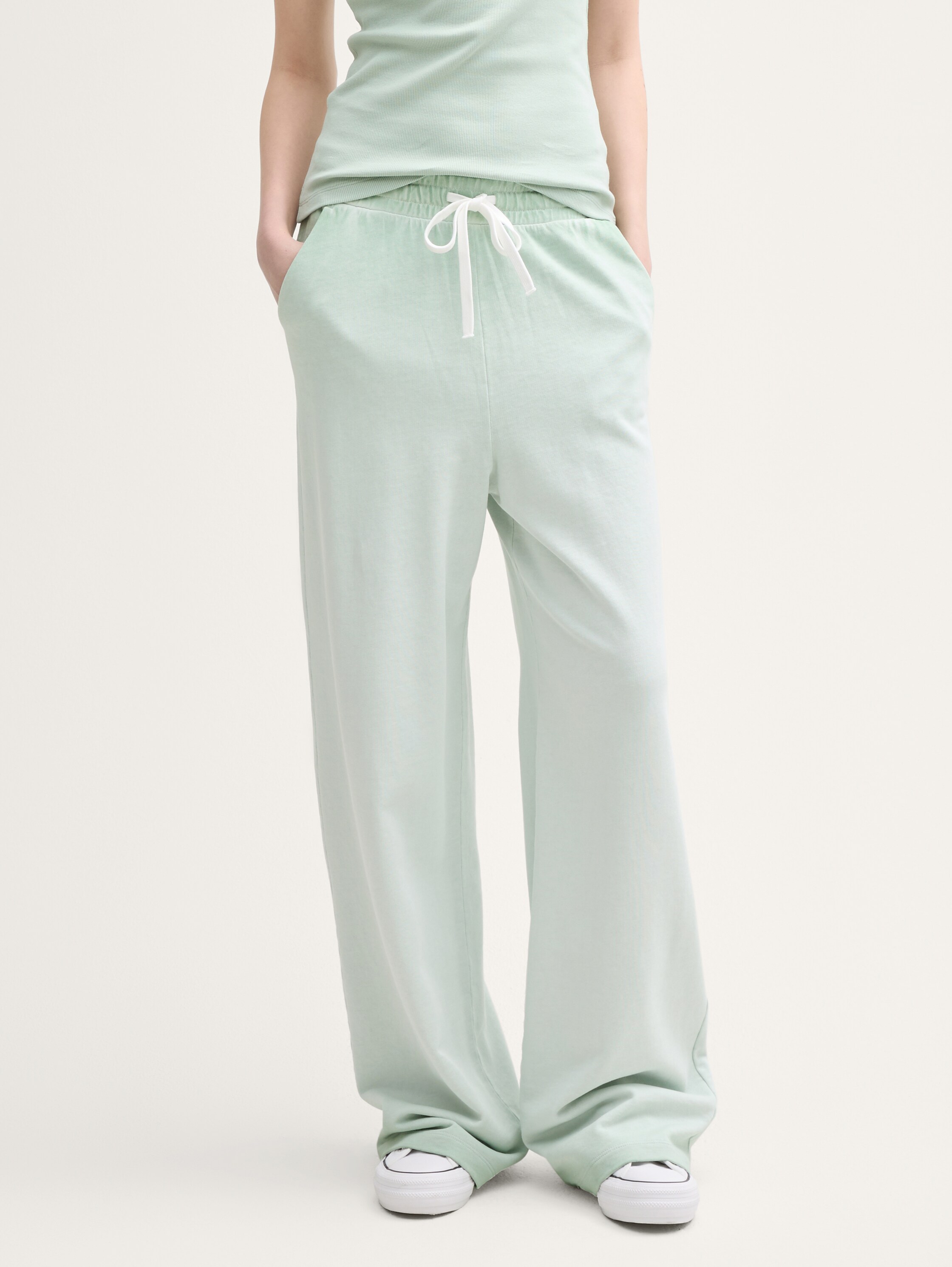 Joggingbroek met wijde pijpen - 5