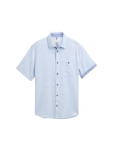 Geselecteerd, Regular fit overhemd met korte mouwen en borstzak door Tom Tailor, blauw