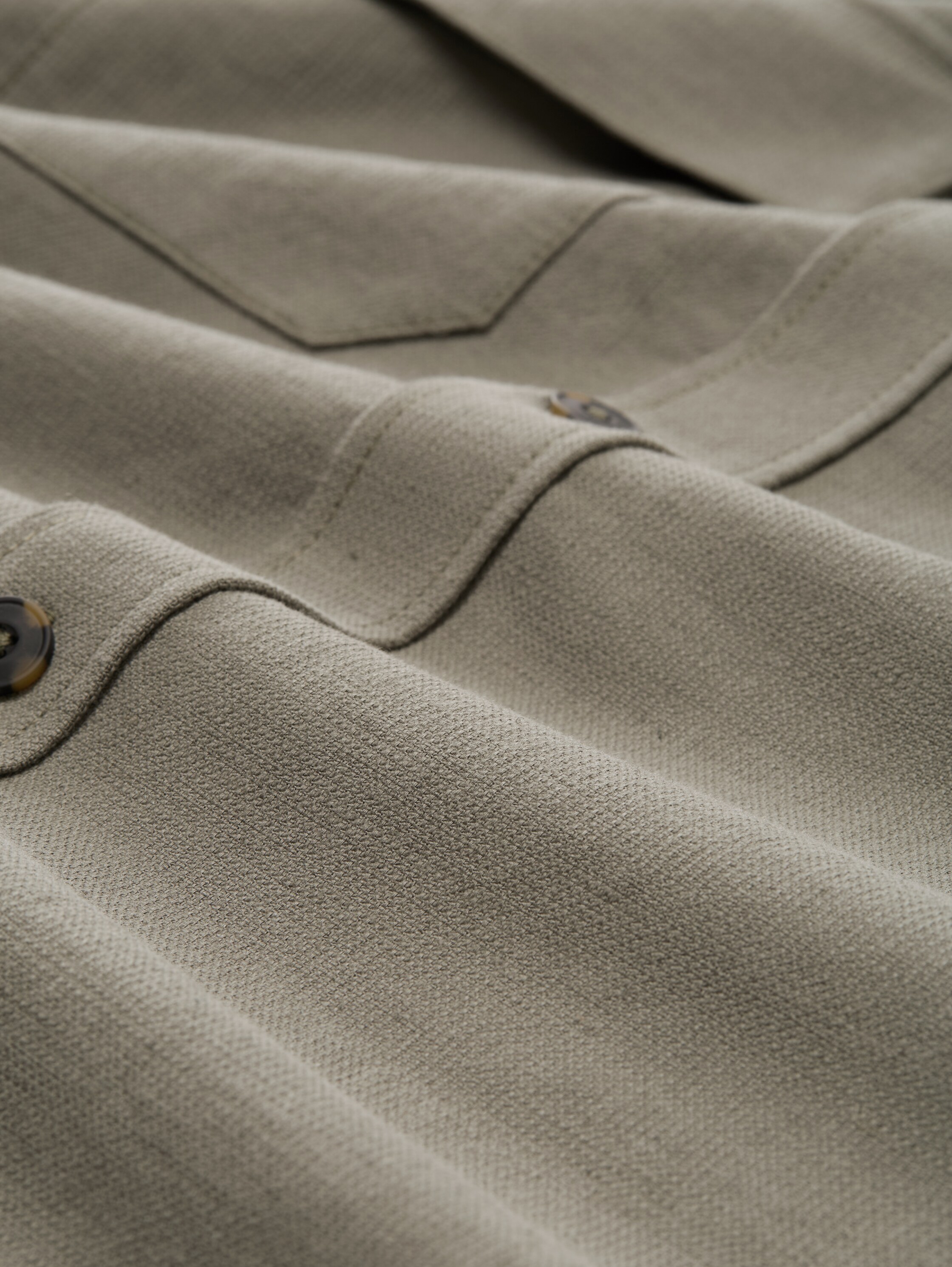 Overshirt Hemd mit Brusttaschen - smokey_olive_green - 